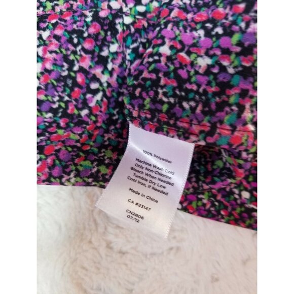 Talbots Petites Womens Size 16P Multicolor Sleeveless Blouse Top Casual - Picture 4 of 6